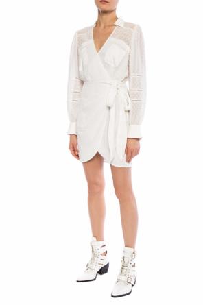 Patterned dress with long sleeves, zdjęcie 2 Patterned dress with long sleeves od Self Portrait